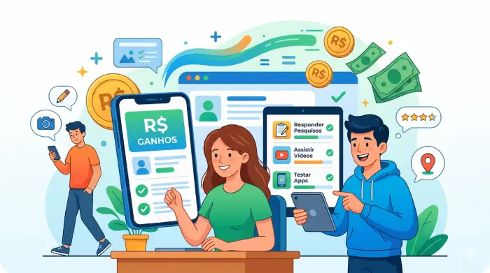 Aplicativo pagando por tarefas simples